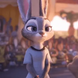 π Judy Hopps Zootopia zootopia, judy hopps, bunny, cartoon telegram sticker