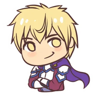 😏 adesivo, anime, fofo, personagem, chibi telegram sticker