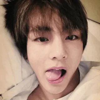 😛 V kpop, singer, v, bts, idol, korean telegram sticker