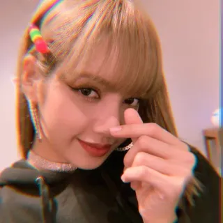 🐙 Lisa Lisa, BLACKPINK, K-Pop, Sängerin, Koreanischer Pop, weiblich, Künstlerin telegram sticker