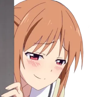 👩 anime, garota, arrogante, desenho animado telegram sticker