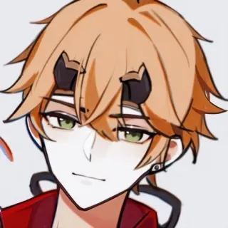 🍁 Thoma Genshin Impact 动漫, 漫画, 游戏, 角色, 托马, 原神 telegram sticker