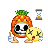 Pineapple whatsapp stickers