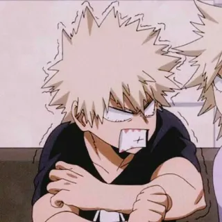 ✨ Katsuki Bakugo My Hero Academia Anime, My Hero Academia, Bakugo, Katsuki Bakugo, Personnage, Colérique, Sticker telegram sticker