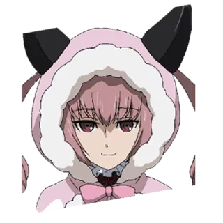 😊 Аниме, Кавай, Милый, Манга, Мультфильм, Розовый, Персонаж, Отаку telegram sticker