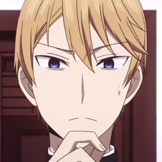 💛 Miyuki Shirogane Kaguya-sama: Love Is War Аниме, Персонаж, Студент, Манга, Миюки Широгане telegram sticker