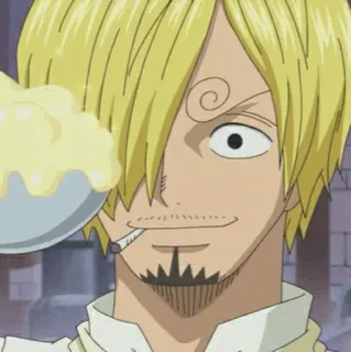🎷 Sanji One Piece Anime, Kochen, Koch, Zigarette, Pirat whatsapp sticker