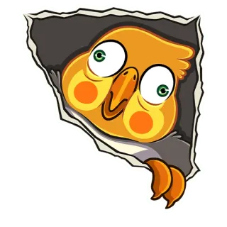 😳 pássaro, desenho animado, animal, calopsita, adesivo telegram sticker