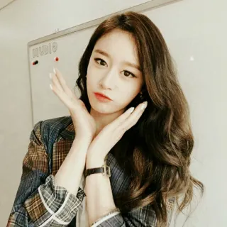 🕊 phụ nữ, cô gái, chân dung, xinh đẹp, châu á, người Hàn Quốc, người telegram sticker