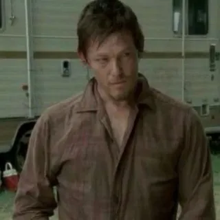 😒 Daryl Dixon The Walking Dead Daryl Dixon, The Walking Dead, Norman Reedus, AMC, Zumbi, Apocalipse telegram sticker
