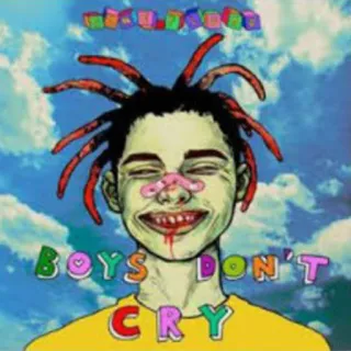 😆 BOYS DON'T CRY sticker, boys don't cry, illustrazione, opera d'arte telegram sticker