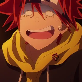 😅 Langa Hasegawa SK8 the Infinity anime, Sk8, patinação, cabelo ruivo, desenho animado telegram sticker