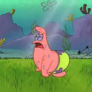 🍨 Patrick Star Spongebob Squarepants cartone animato, Patrick, Spongebob, stella marina, divertente telegram sticker