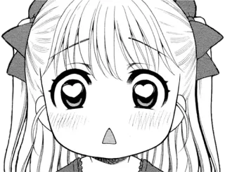 😍 anime, manga, cute, girl, hearts, love, adorable telegram sticker