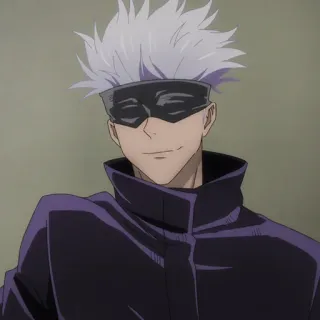 🤍 Gojo Satoru Jujutsu Kaisen anime, manga, gojo, jujutsu, character telegram sticker