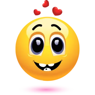 💖 表情符号, 笑脸, 卡通, 快乐, 黄色 telegram sticker