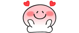 🥰 かわいい, ハート, 愛, 絵文字, カワイイ telegram sticker