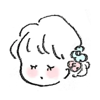 💐 漫画, かわいい, 可愛い, ステッカー, イラスト, イラスト telegram sticker