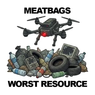 🗑 MEATBAGS WORST RESOURCE telegram sticker