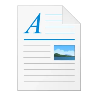 💾 A documento, página, papel, carta, texto telegram sticker