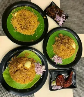 🤩 食べ物, ビリヤニ, 料理, 米, 食事, インド料理 telegram sticker