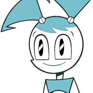 😊 Jenny Wakeman My Life as a Teenage Robot dessin animé, robot, adolescent, animé, personnage telegram sticker