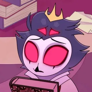 🌠 Stolas Helluva Boss Cartoon, Dämon, Anime, Stolas, Helluva Boss telegram sticker