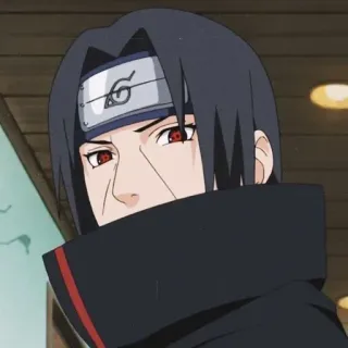 🎼 Itachi Naruto Аниме, Манга, Итачи, Наруто, Ниндзя, Шаринган telegram sticker