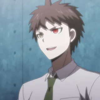 😁 Hajime Hinata Danganronpa Anime, Mangá, Danganronpa, Hajime Hinata, Personagem, Video game whatsapp sticker