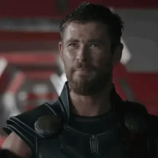 ⚡️ Thor Thor, Marvel, Superheld, Chris Hemsworth telegram sticker