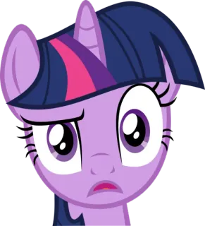 😕 Twilight Sparkle My Little Pony Twilight Sparkle, My Little Pony, Kartun, Poni, Animasi telegram sticker