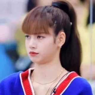 ❔ Lisa K-pop, singer, portrait, celebrity, woman, person telegram sticker
