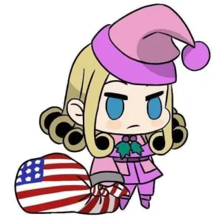 🌟 Funny Valentine JoJo's Bizarre Adventure Anime, Noël, Mignon, USA, Jojo telegram sticker