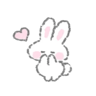 💌 กระต่าย, กระต่าย, นิ้วกลาง, หยาบคาย, การ์ตูน telegram sticker