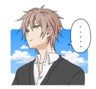 😐 Anime, Manga, Charakter, Illustration whatsapp sticker
