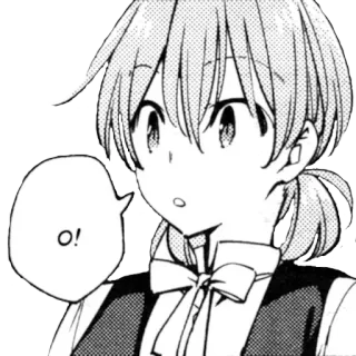 🎁 O! Anime, Manga, Lindo, Personaje, Ilustración telegram sticker