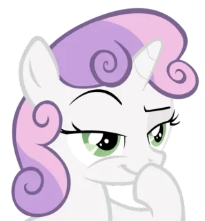 😈 Scootaloo My Little Pony cartoon, pony, unicorn, animation, character, expression, smile, cute telegram sticker