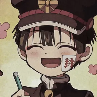 🏮 Hanako-kun Toilet-bound Hanako-kun Anime, Manga, Personaje, Uniforme escolar, Hanako-kun, Hanako-kun del baño telegram sticker
