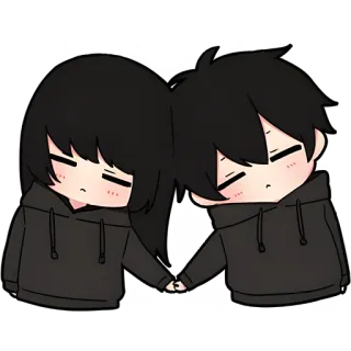 ☺️ รัก, คู่, อนิเมะ, คาวาอิ, โรแมนติก, น่ารัก telegram sticker