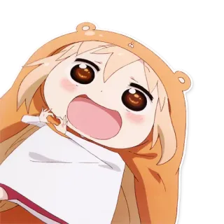❤️ Umaru Doma Himouto! Umaru-chan anime, umaru, himouto, cute, kawaii, cartoon telegram sticker