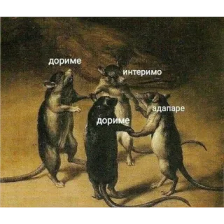 ты крыса telegram stickers