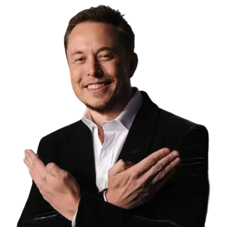 👐 Elon Musk Elon Musk, empresário, celebridade, tecnologia, inovador telegram sticker