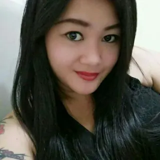 😉 mujer, retrato, asiática, tatuaje, belleza, persona telegram sticker