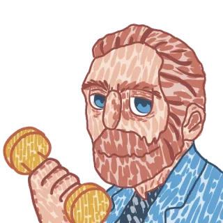 Van Gogh pack [ANKA Design store] telegram stickers