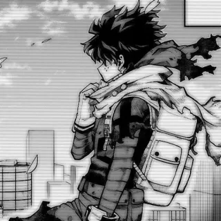 🧍 Izuku Midoriya My Hero Academia Anime, Manga, Héros, Super-héros, Japon, Izuku Midoriya, My Hero Academia whatsapp sticker