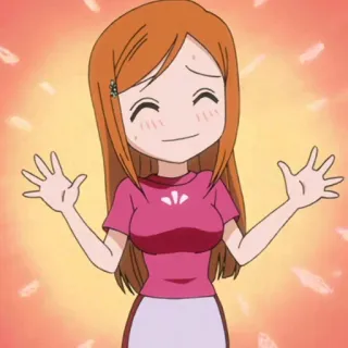 😊 anime, cute, cartoon, girl, smiling, happy telegram sticker
