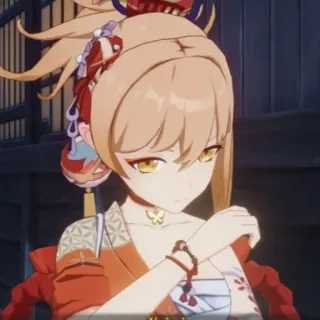🎆 Yoimiya Genshin Impact Anime, Videojuego, Yoimiya, Genshin Impact, Personaje whatsapp sticker