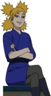 😄 Temari Naruto Аниме, Мультфильм, Персонаж, Женщина, Темари, Наруто telegram sticker