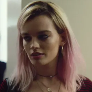 🌸 Maeve Wiley Sex Education mujer, persona, rubia, programa de TV, adolescente, retrato, mujer joven telegram sticker