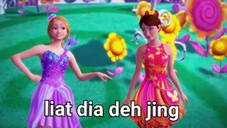 ☺️ liat dia deh jing kreskówki, animowane, postacie, dziewczyny whatsapp sticker